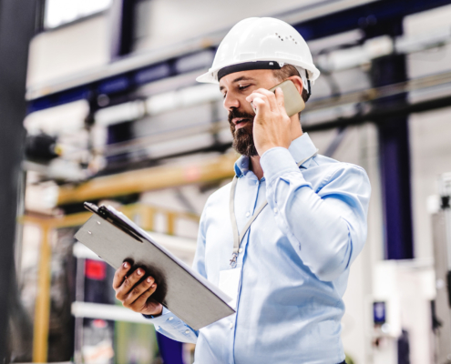 Engineer On Phone Call